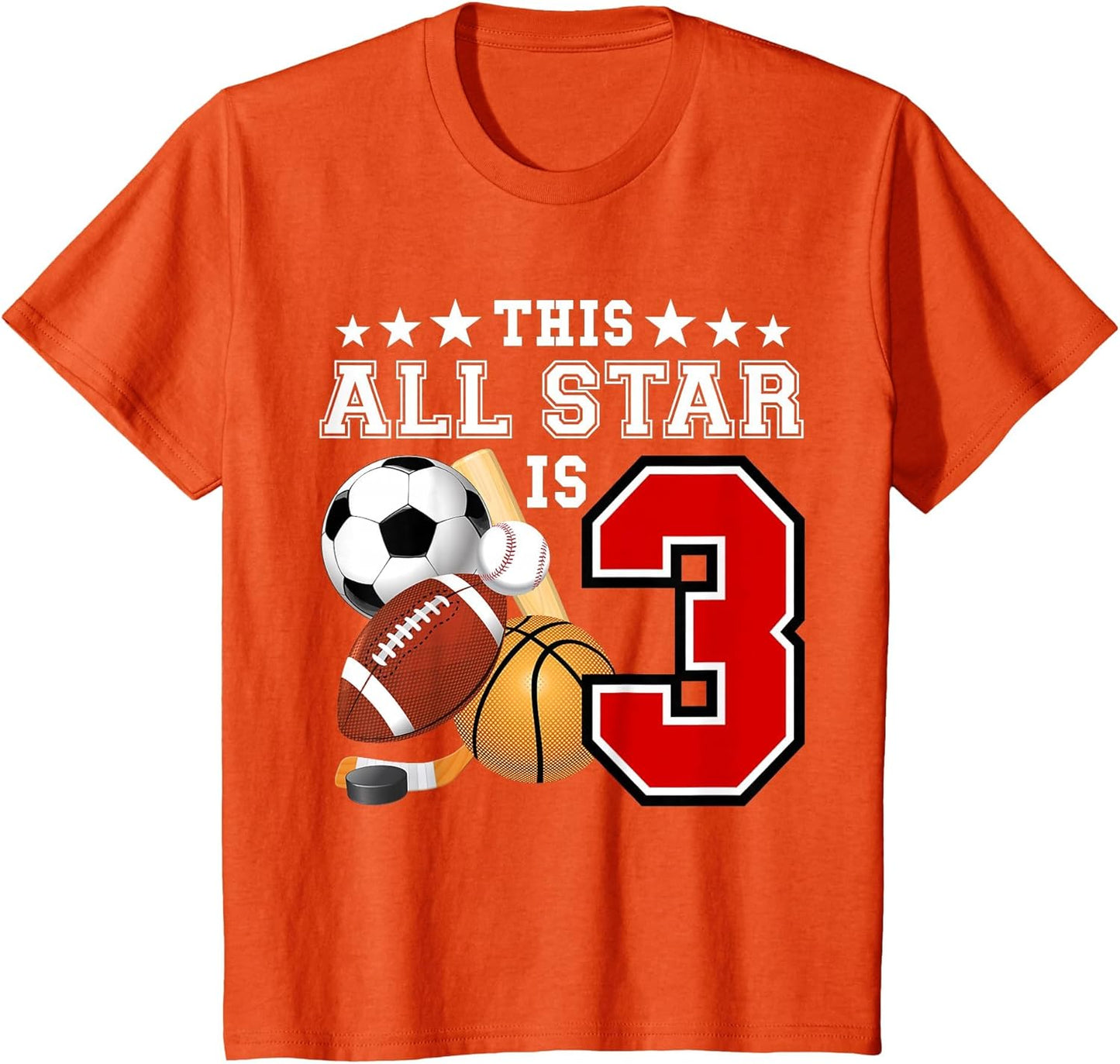 Kids 3 Year Old Sports Star Birthday Party All Sport 3rd Gift