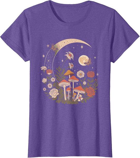 Goblincore Dark Cottage core Moon Mushrooms Aesthetic