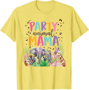 Mama of The Birthday Boy Girl Zoo Theme Animal Party