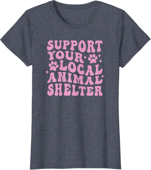 Support Your Local Animal Shelter Rescue Dogs Fur Mama Retro