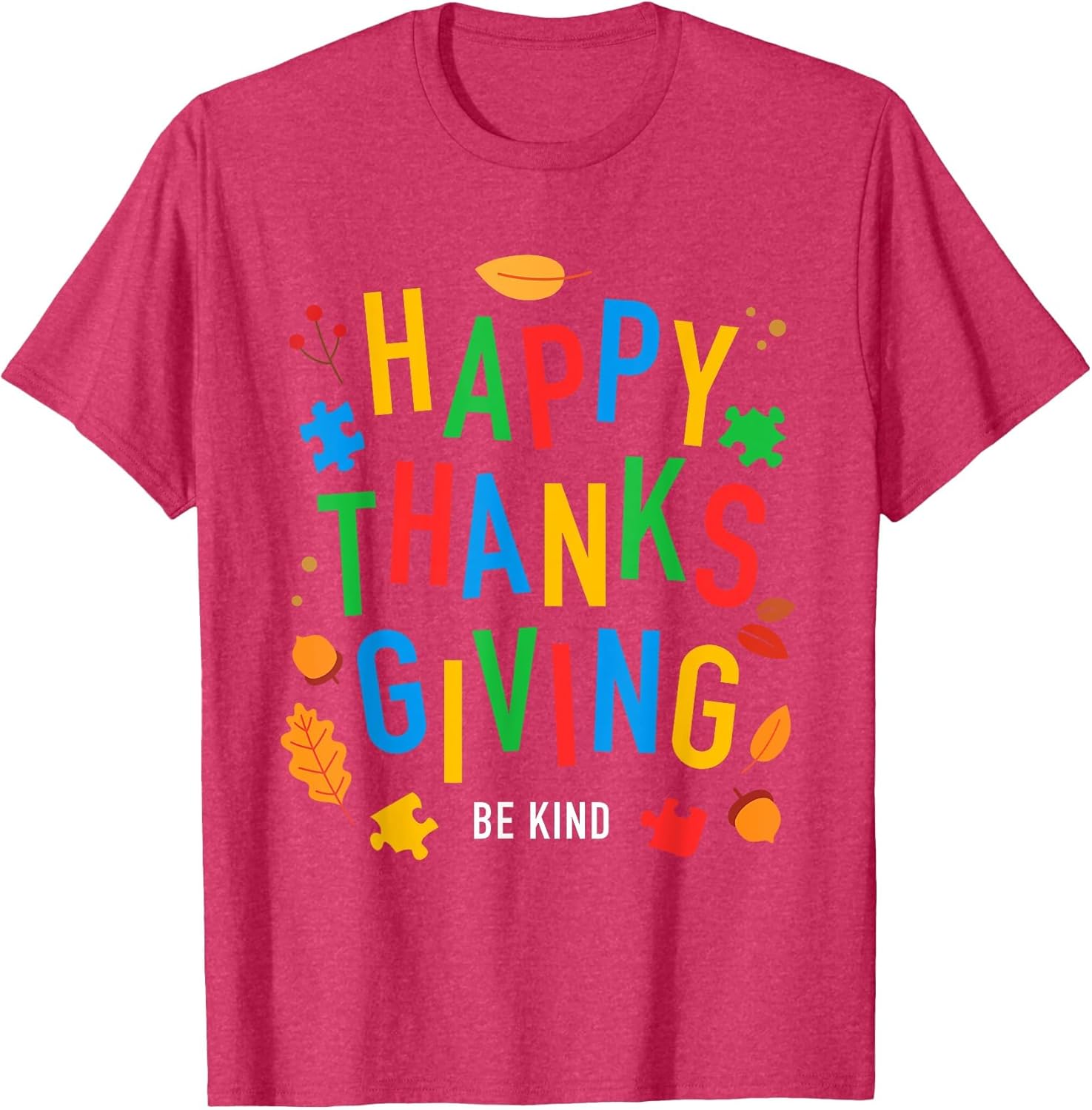 Autism Happy Thanksgiving Autism Awareness Kindness Puzzles