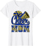 Cheer Mom Blue Gold Cheerleader Game Day Mama Football