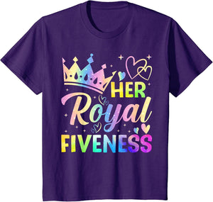 Her Royal Fiveness 5th Birthday 5 Years Old for Girls