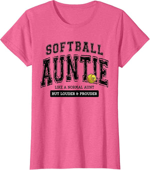 Softball Auntie Matching Aunt Loud Proud Family Player Game