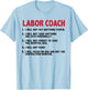 Labor Coach Expecting Dad Rules Funny Papa Baby Vintage
