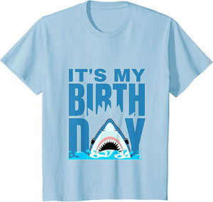 Blue Shark Birthday Shark Bite Its My Birthday Girls Boys