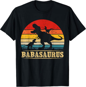 Babasaurus Dinosaur Funny Arabic Daddysaurus Family Matching