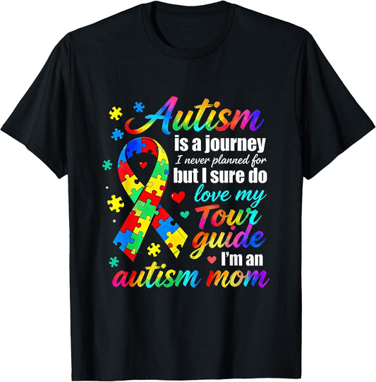 Autism Mom Journey Love and Guide Awareness Art