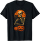 Skeleton and Cute Cat Black Kitten for Halloween Costume