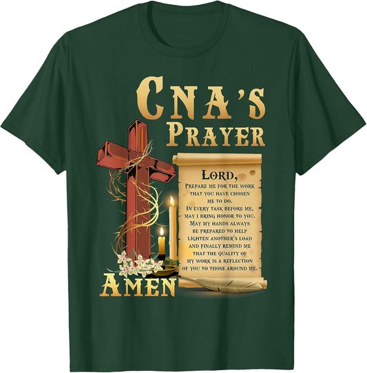 CNA Prayer Amen Certified Nursing Assistant Jesus Christian