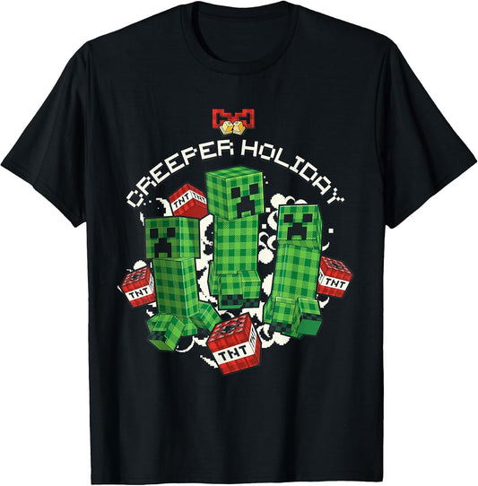 Minecraft Creeper Holiday With Festive TNT