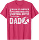 Softball Dad Shirt Part Time Warm Up Partner Full Time Dad