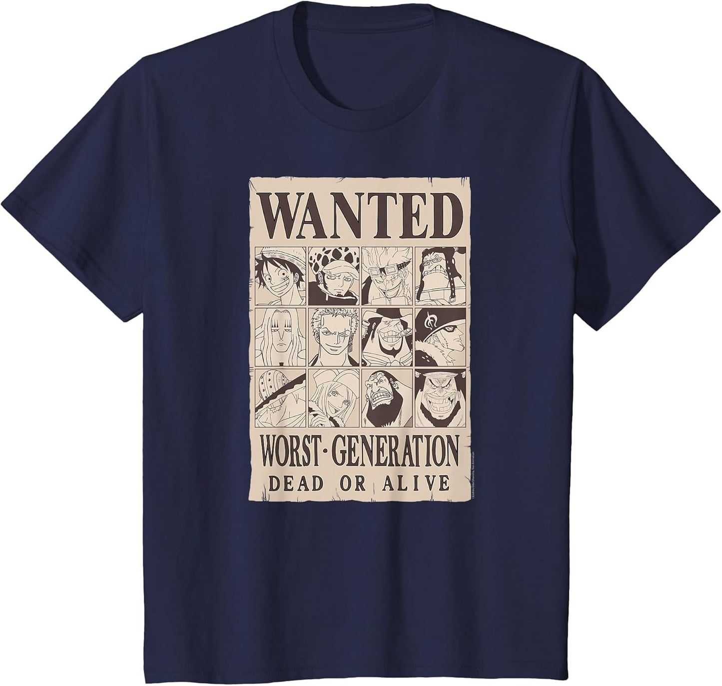 One Piece Anime Worst Generation Wanted Poster Collage