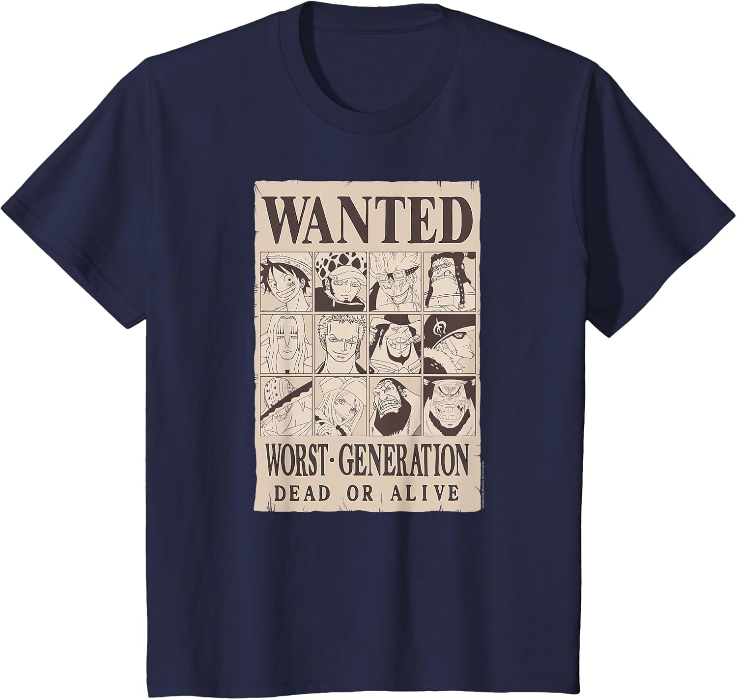 One Piece Anime Worst Generation Wanted Poster Collage