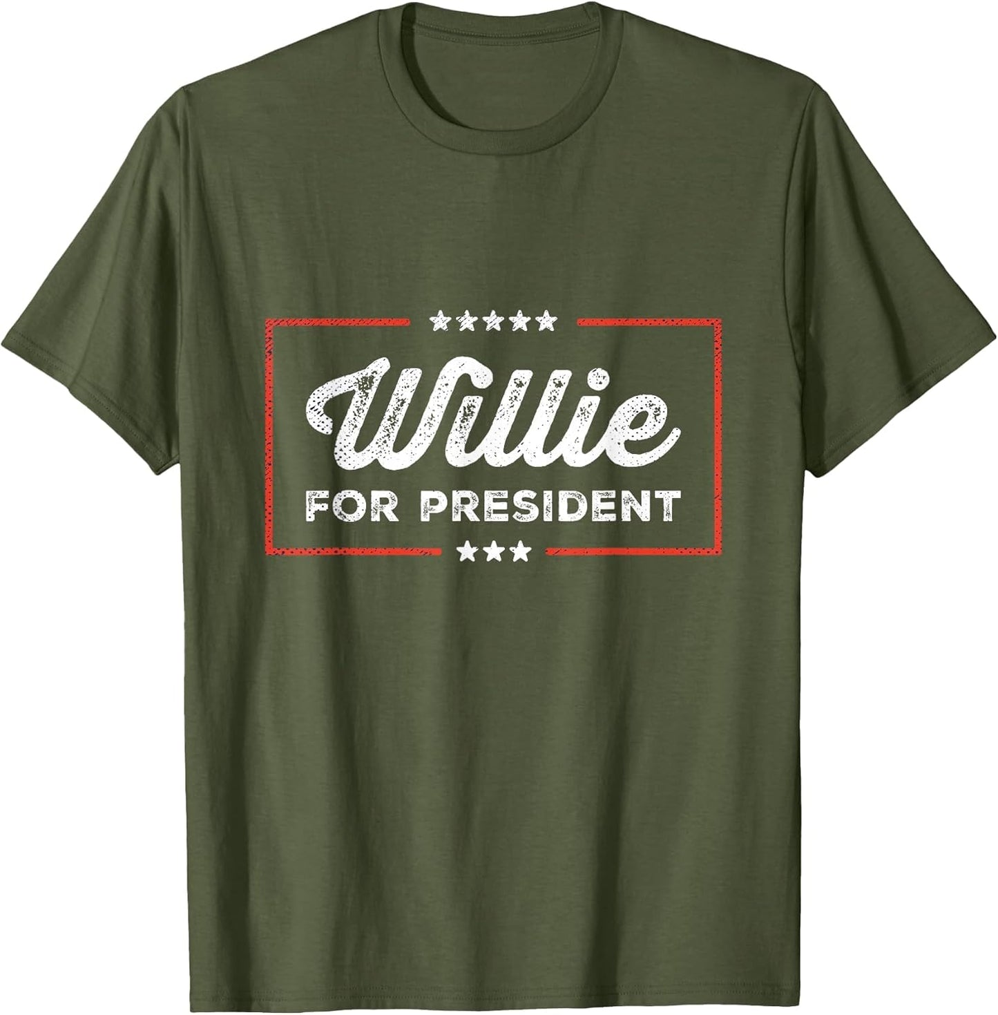 Willie for President Retro Merch Sarcastic Humor Willie Fan