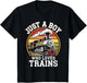 Kids Just A Boy Who Loves Trains