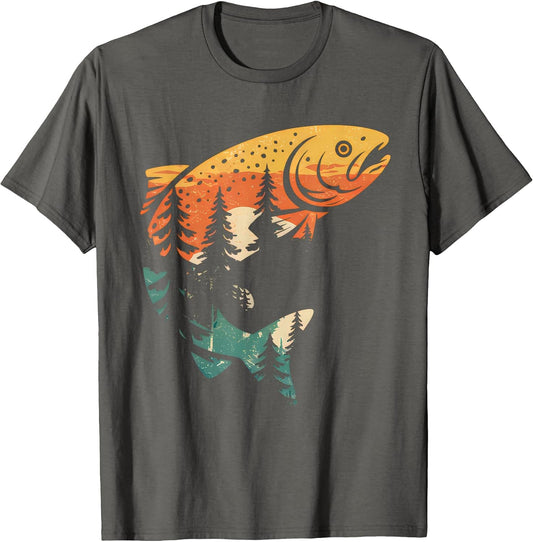 Trout Fly Fishing Outdoor Forest Nature Wildlife Fisherman