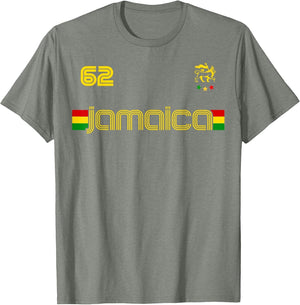 Jamaica 1962 Jersey Judah Lion Shirt Rasta Jamaican Flag