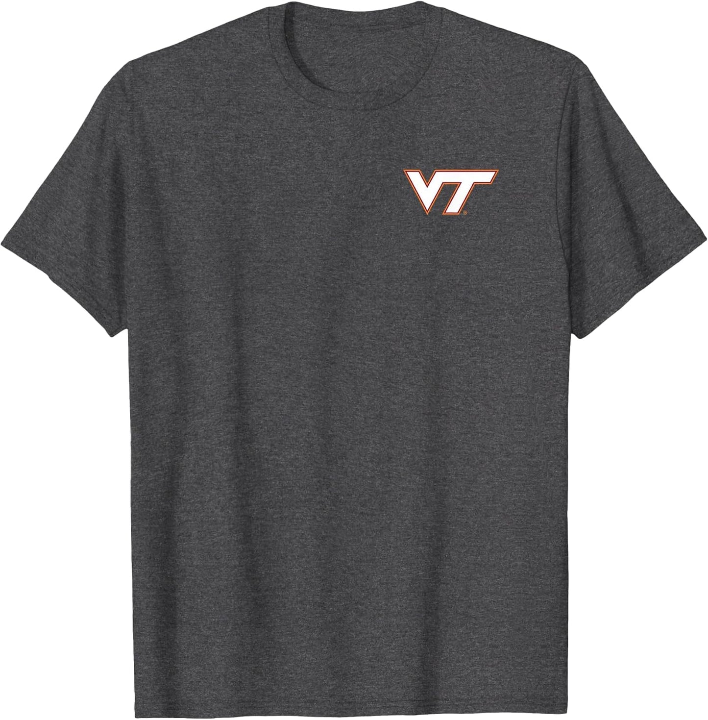 Virginia Tech Hokies Front/Back Mascot Dark Heather