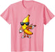 Banana Sunglasses Playing Violin Funny Fruit Instrument