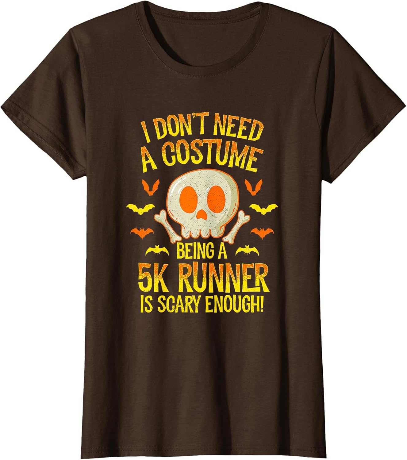 5K Runner Halloween Shirt I Don't Need a Costume