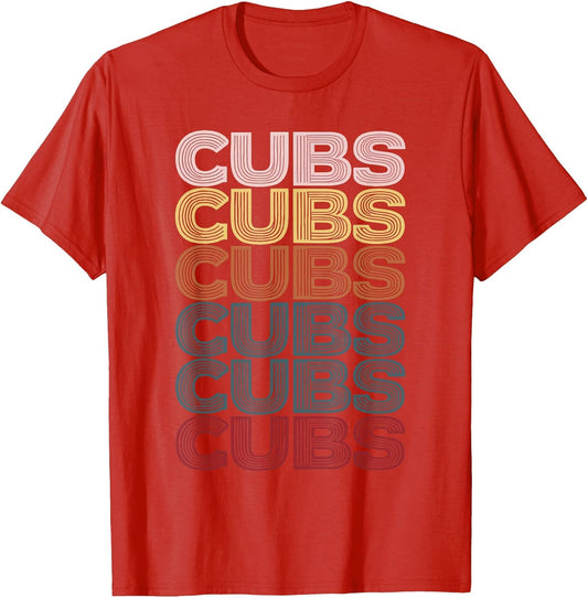 Retro Cubs Name Throwback Vintage