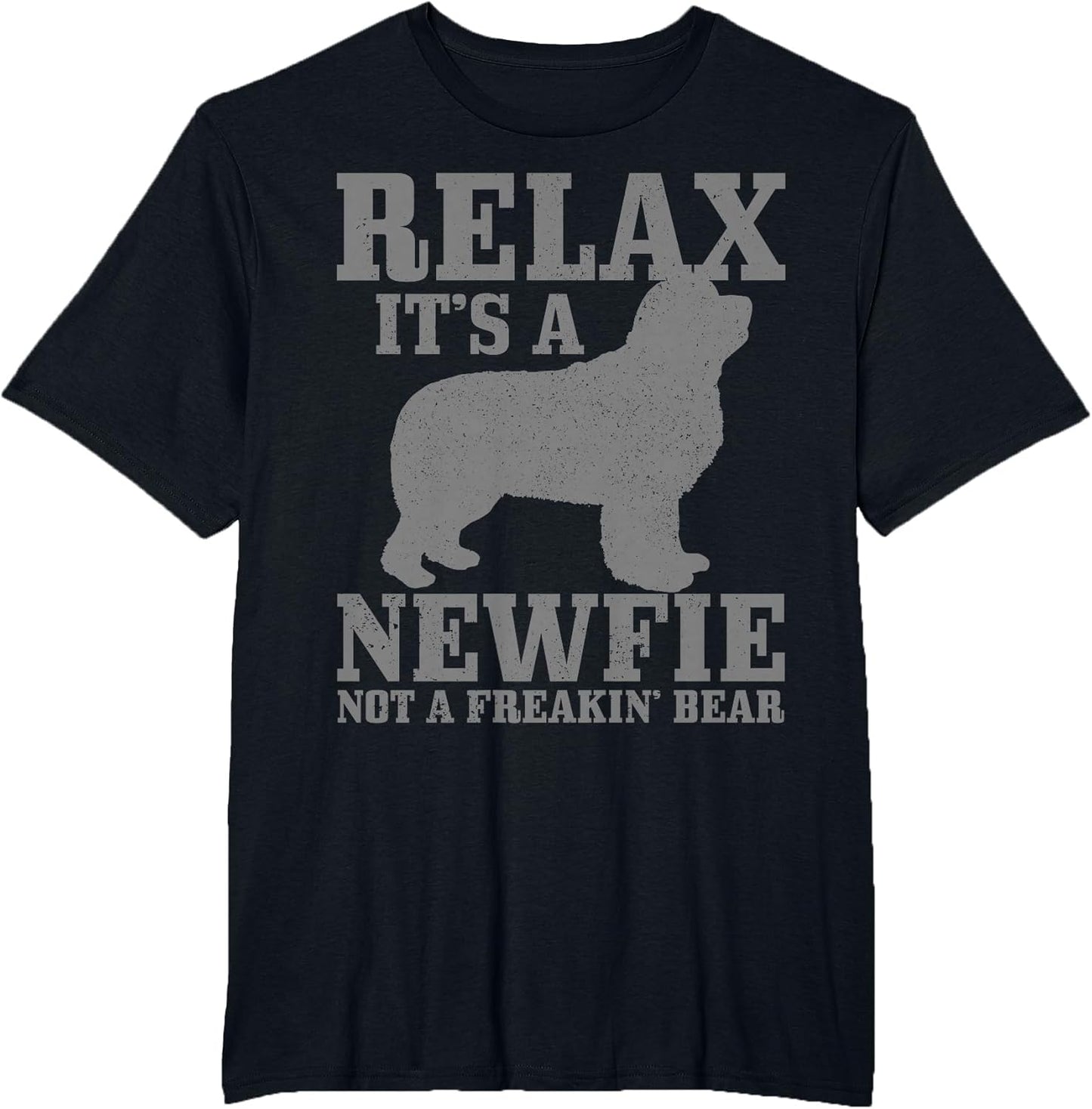 Newfoundland Dog Relax I'ts A Newfie Not A Bear Newfie Dad