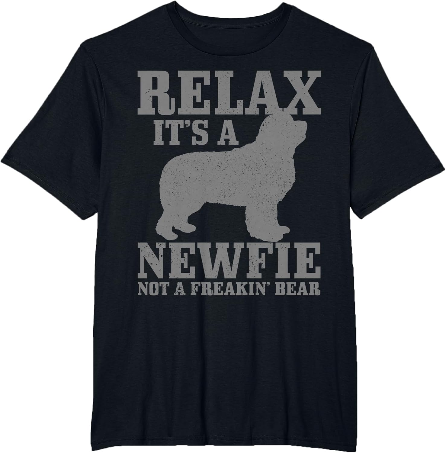 Newfoundland Dog Relax I'ts A Newfie Not A Bear Newfie Dad