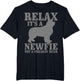 Newfoundland Dog Relax I'ts A Newfie Not A Bear Newfie Dad
