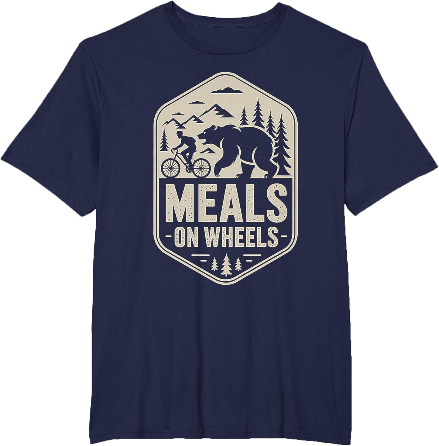 Meals On Wheels Funny Beer Biker