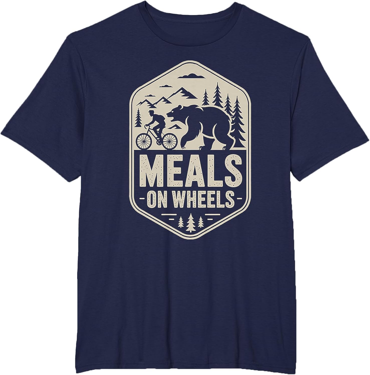 Meals On Wheels Funny Beer Biker