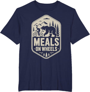 Meals On Wheels Funny Beer Biker