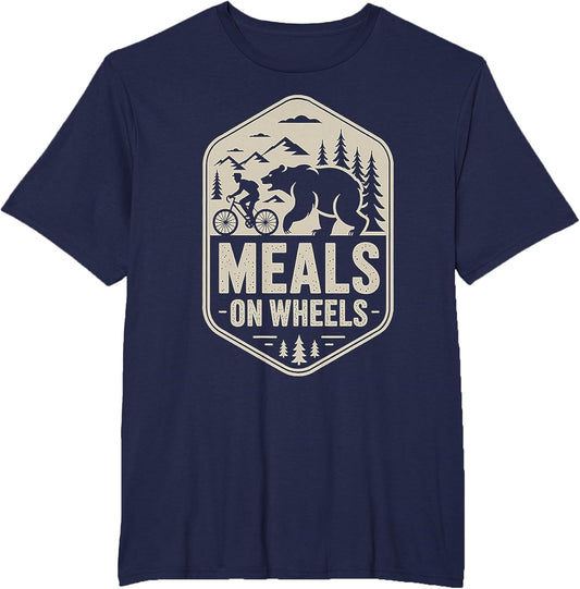 Meals On Wheels Funny Beer Biker