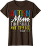Autism Mom Thou Shall Not Try Me - Autism Awareness Mom