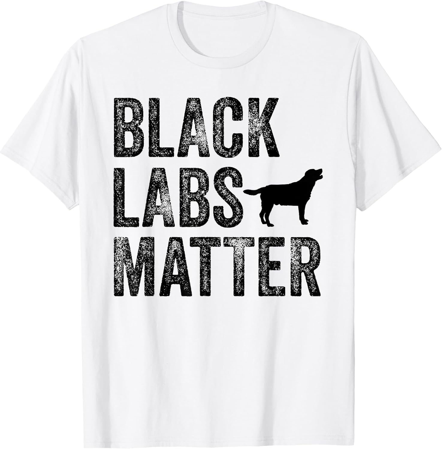 Black Labs Matter Labrador Dog Lover Owner Distressed Retro