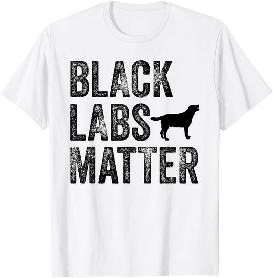 Black Labs Matter Labrador Dog Lover Owner Distressed Retro