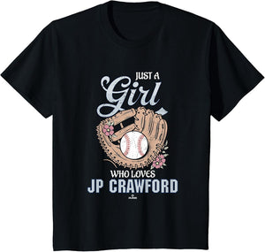 Just a Girl Who Loves JP Crawford Seattle Baseball MLBPA