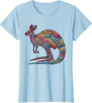 Australian Aboriginal Kangaroo Funny Animal Lover Australia