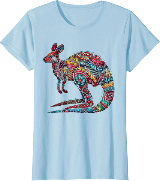 Australian Aboriginal Kangaroo Funny Animal Lover Australia