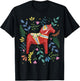 Swedish Dala Horse Folk Art Sweden Flag Dalahelmsoljd