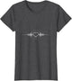 Feedback Is Love Band Soundwave Heart Graphic Top