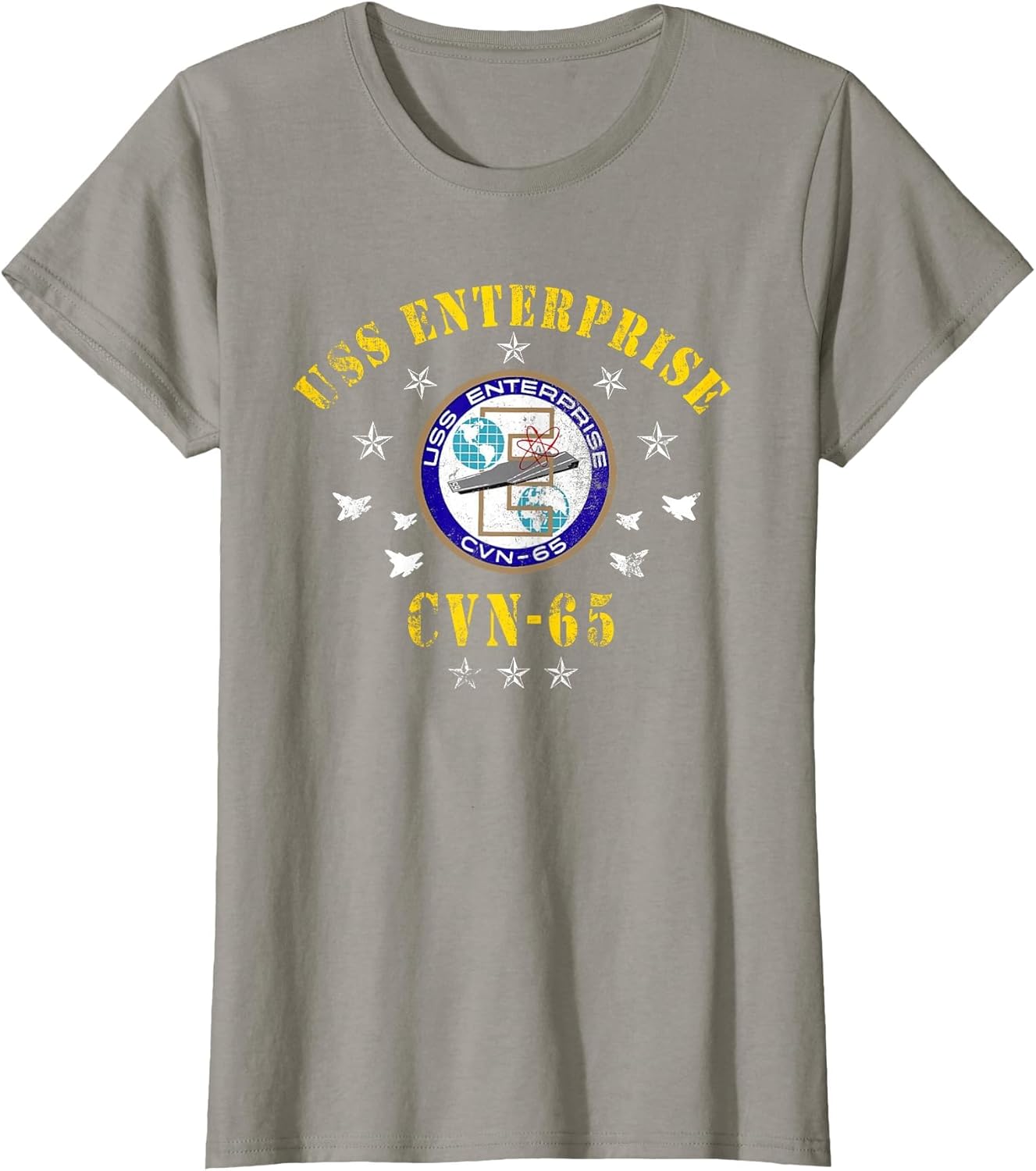 USS Enterprise CVN-65 Aircraft Carrier Veterans Day Vintage