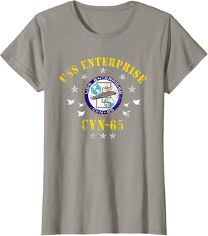 USS Enterprise CVN-65 Aircraft Carrier Veterans Day Vintage