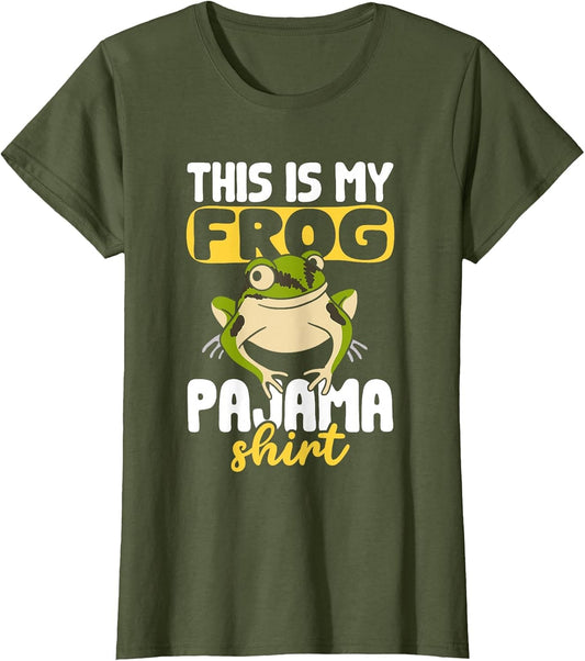 This is My Frog Pajama Shirt Frog Pajamas