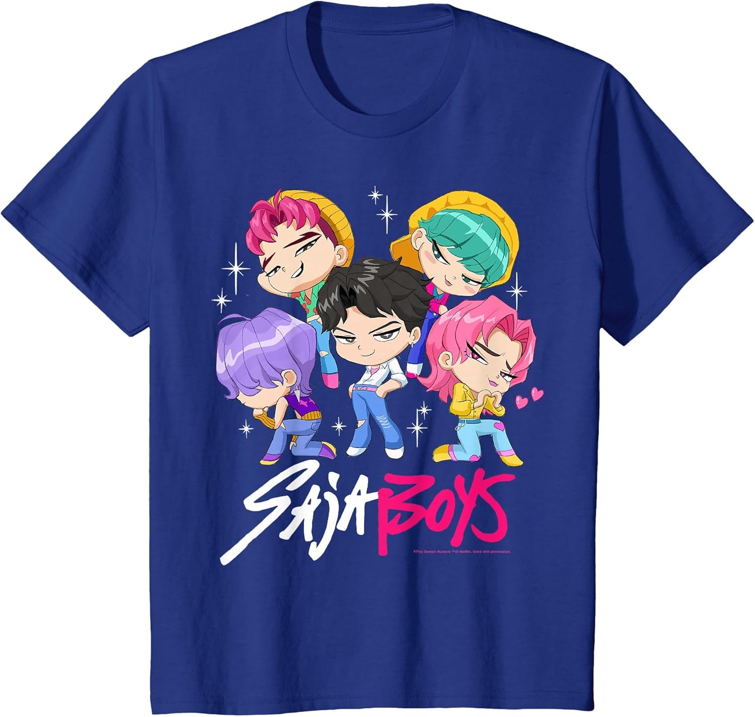 Kpop Demon Hunters Saja Boys Chibi Band Group Shot