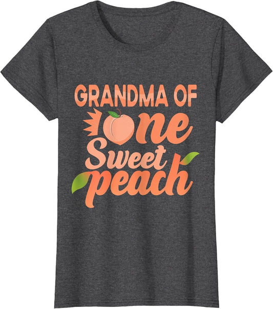 Grandma First Birthday One Sweet Peach Bday Family Matching