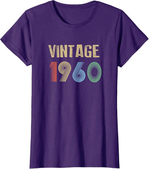 Vintage 1960 59th Birthday Gift T Men Women