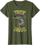 Funny Halloween Trout Fishing & Angling Trick or Trout