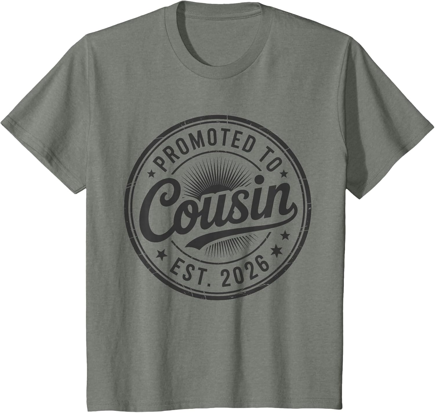 New Family Member Announcement Promoted to Cousin Est. 2026