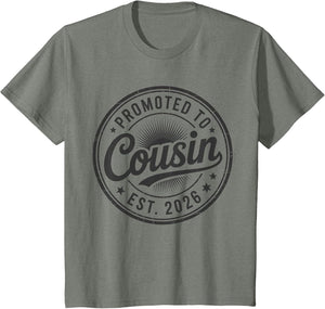 New Family Member Announcement Promoted to Cousin Est. 2026